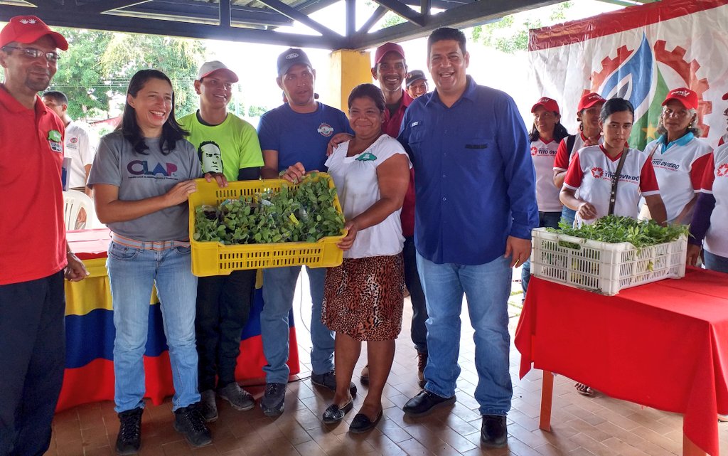 AlcaldiaCaroni's tweet photo. #3Ago 🌱Alcalde @OviedoPSUV junto a Gte. Producción #Caez , Coord.Municipal @minppau y Resp. Municipal #RobertSerra inicia "Plan de activación Productiva de #Clap para la Producción Agrourbana" en BMS Mama Rosa, pq Chirica con entrega de 5 mil plantulas
#DiálogoProsperidadYPaz https://t.co/YoczSQDwch