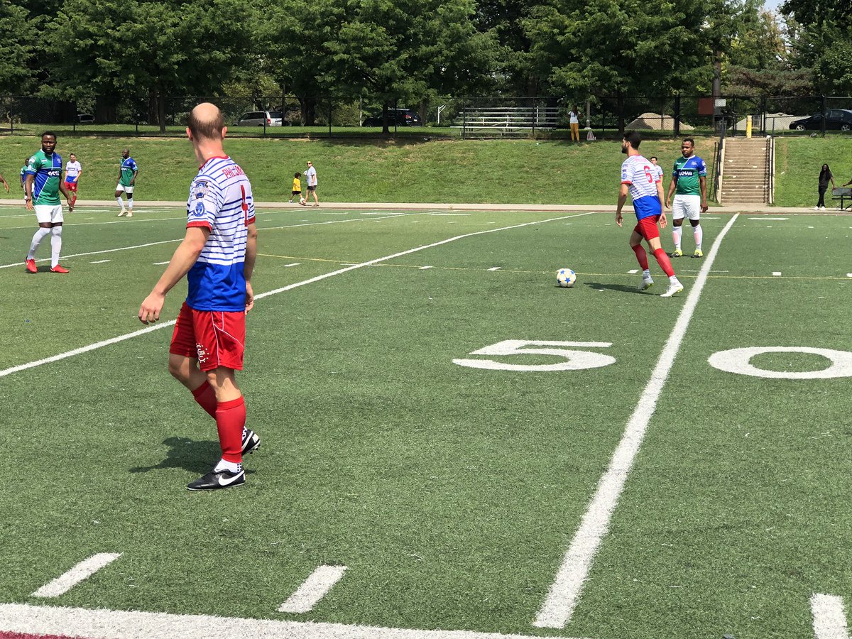 Essington_5836's tweet photo. Team USA vs Team Lesotho at Hunting Park. #PHLUnityCup https://t.co/8rrruT0N35