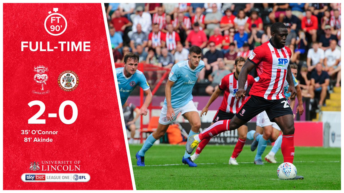 LincolnCity_FC's tweet photo. Three points ✅
Clean sheet ✅

A fine start to life in @SkyBetLeagueOne! 👏

#ImpsAcc https://t.co/X4mj1twUwW
