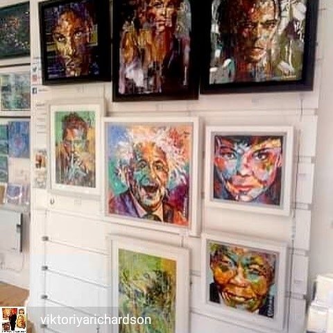 We have a new guest artist in the gallery this month, do come and visit her paintings #portraitart #artforsale #margateoldtown