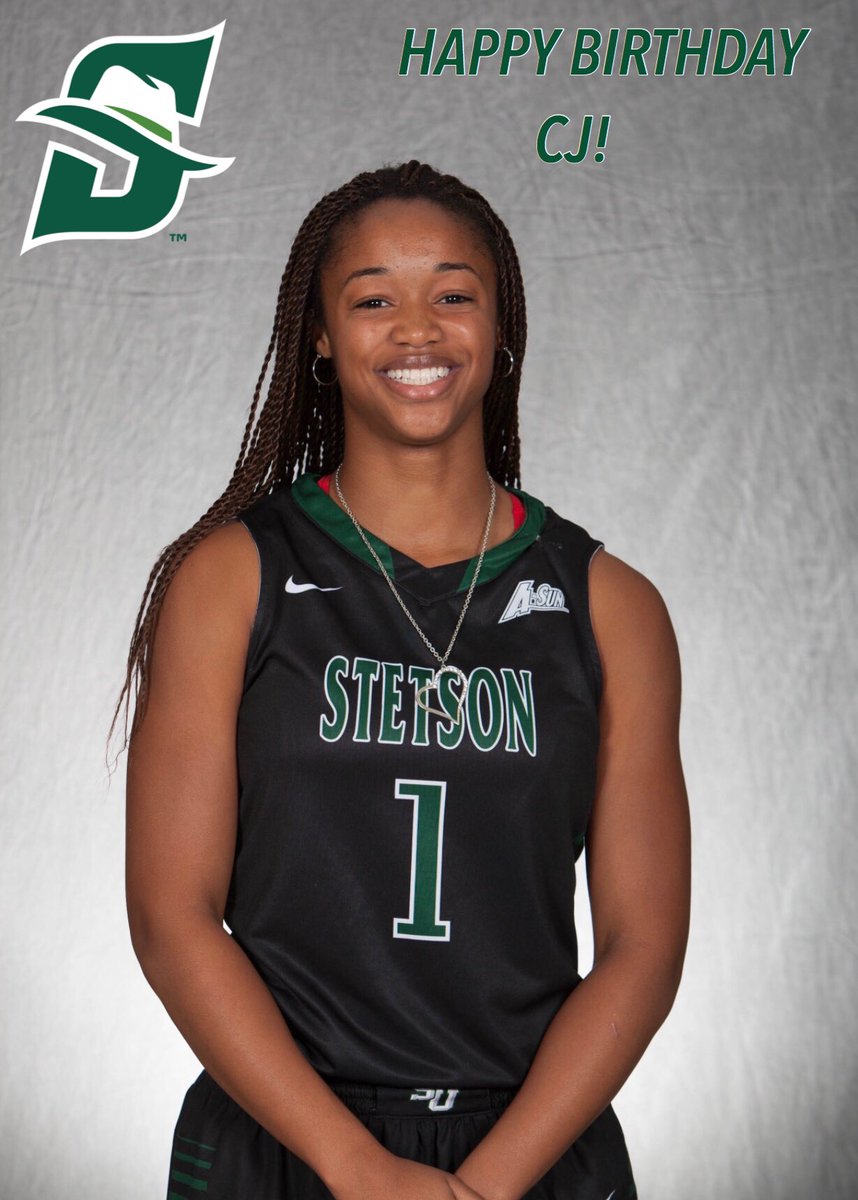 StetsonWBB's tweet photo. Happy Birthday to Hatter Alumna, CJ Coddington. We hope you have a great day!π©πππ #AsunChamp #Hatterfam https://t.co/xNztQ0odZm