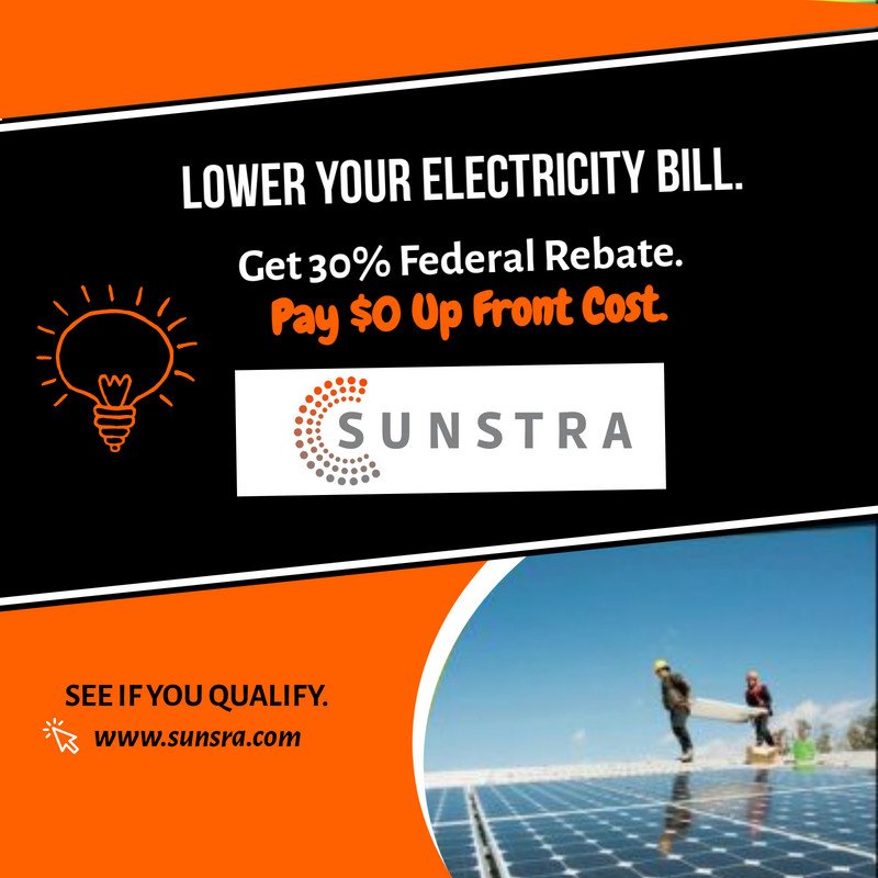 SunstraSolar's tweet image. ⚠️ Attention :
Lower your #ElectricityBILL. Get 30% #FederalRebate.
Pay $0 Up Front Cost. 
SEE IF YOU QUALIFY.
👉 sunstra.com/do-i-qualify-f…

☎️(972)587-0676
📍#TEXAS

#solar #sunstra #sunstrasolar #energy #solarenergy #Dallas #reduceelectricitycost #solarpanels #gogreen #gosolar