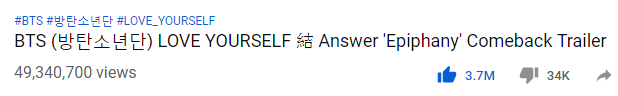 LOUDERTHAN80MBS's tweet photo. @BTS_twt 🙃
#Epiphany50M #Epiphany50
#MTVHottest BTS @BTS_twt
https://t.co/WL2FYkC6HU https://t.co/jqjufsGnpE