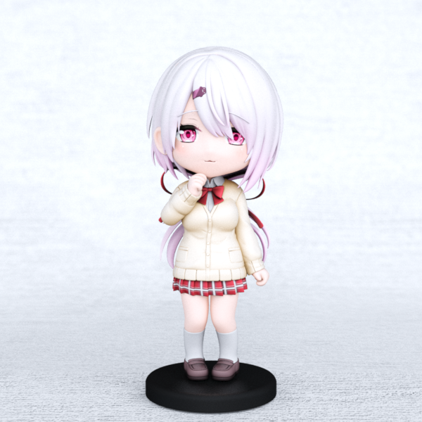 椎名唯華 「しぃしぃ figure style 3DCG
#しいなーと 」|InabaTewi@にじそ07・wf2023sのイラスト
