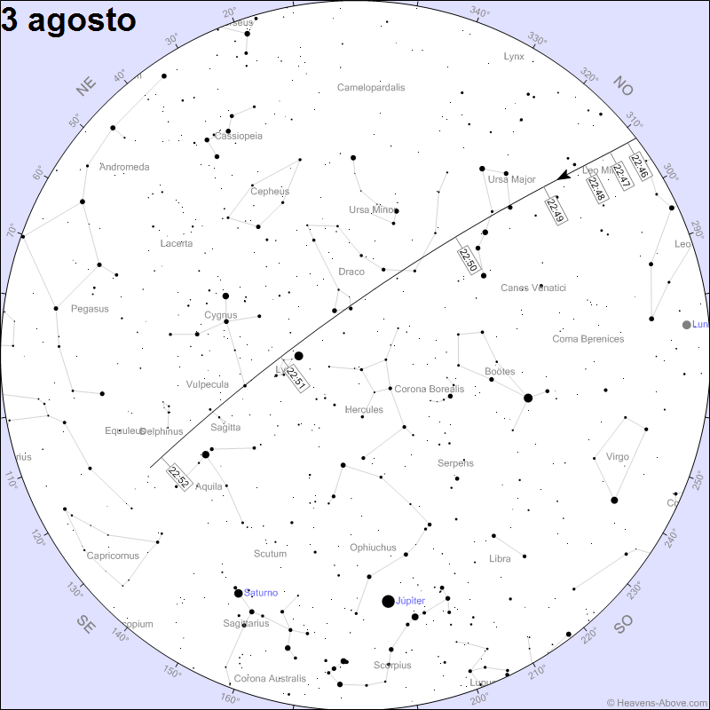 PlanetarioMad's tweet photo. 👀 Hoy a las 22:46 horas no te pierdas el paso de la 🛰️ Estación Espacial Internacional @Space_Station por los cielos de #Madrid
Puedes consultar los pasos por tu ciudad aquí: https://t.co/aQjaSGkTqv
¡Suerte!👍 https://t.co/cAUUAco350