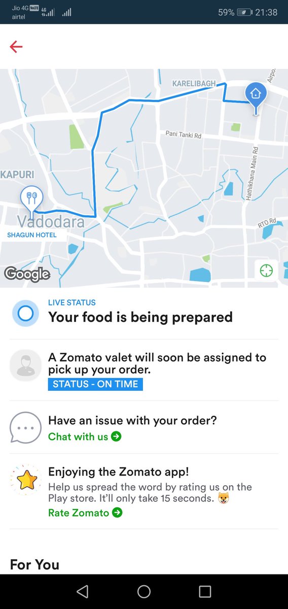 Antitheft16's tweet image. @ZomatoIN order not delivered yet given at 7.30 pm