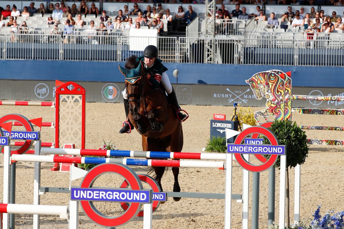 Strong riding from <a href="/J_Springsteen/">Jerry Springsteen</a> &amp; RMF Zecilie and <a href="/HarryCharlesSJ/">Harry Charles</a> &amp; ABC Quantum Cruise (clear again!), taking 5th today in the Final of #GCLLondon! With that, we’ll move to 2nd in the overall rankings with 4 stops left ahead of the #PraguePlayoffs!🍀💪