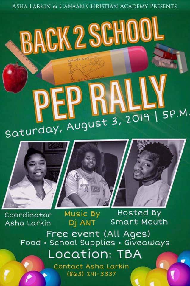 smartmouth_JA's tweet photo. Today 5pm #Lakewales #Back2School #Peprally https://t.co/EHSJMhcUGN