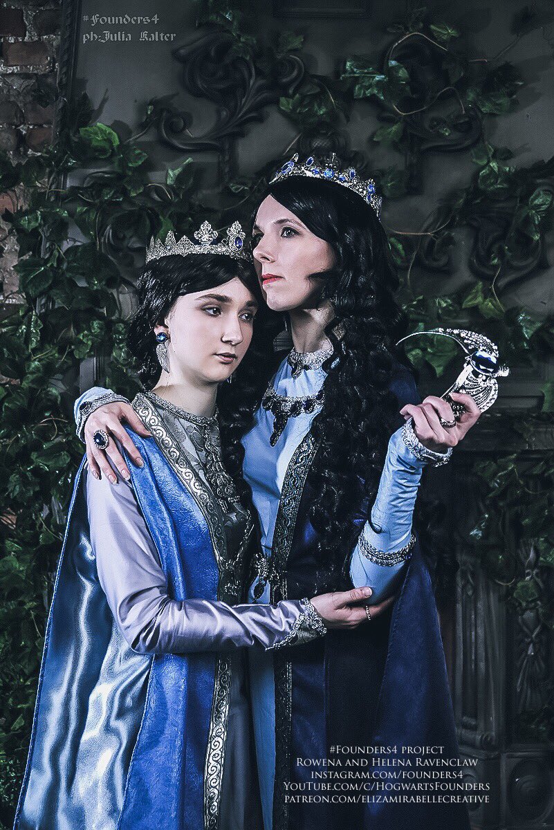 Founders4 on X: Like royalty💙✨🦅👑 Little Rowena Ravenclaw and her  parents. Their life story was not easy, but they all shone like brilliant  stars in the sky of Magic. Models:Airene, JayDi, @hallysama ;