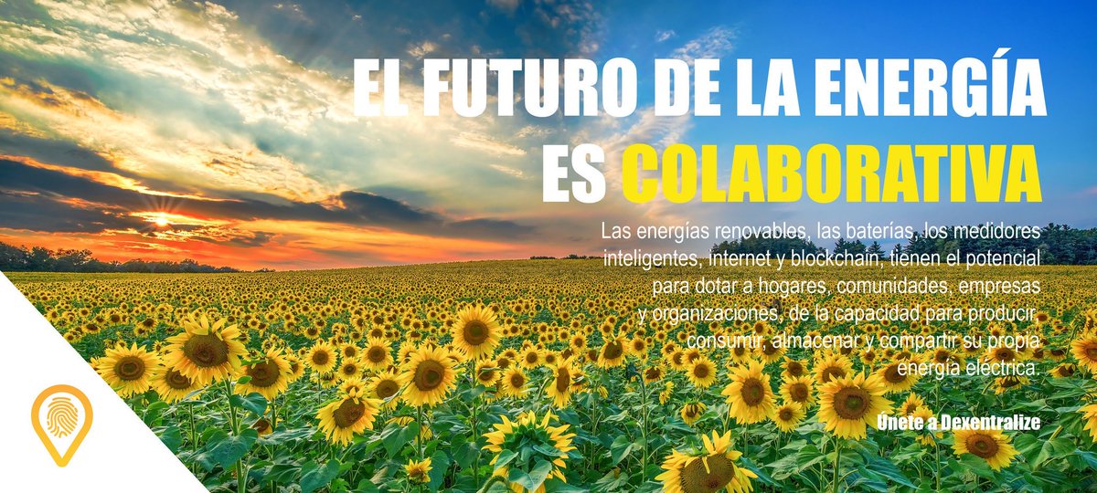 ZEROCO2_'s tweet image. Las energías renovables, las baterías, los medidores inteligentes, internet y #blockchain, tienen el potencial para dotar a hogares, comunidades, empresas y organizaciones, de la capacidad para producir, consumir, almacenar y compartir su propia energía. Únete a @dexentralize