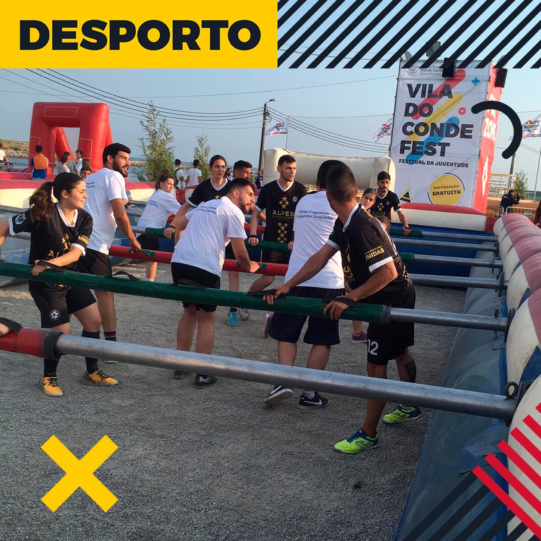 viladocondefest's tweet photo. E tudo “é bola“! ⚽ 
Entre tácticas, sprints e pontapés acrobáticos houve Vila do Conde Fest! 🎉 

#desporto #futebol #matrecoshumanos #funzone #competição #viladocondefest #viladocondefest2019 #vcf2019 https://t.co/EOIQRn3MLm
