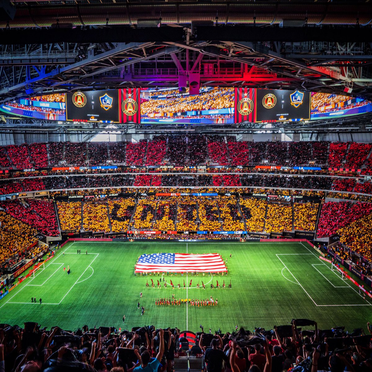 MBStadium's tweet photo. Ain’t no party like an @ATLUTD party 👏

#UniteAndConquer x #MBStadium https://t.co/sHLeiQC6cS