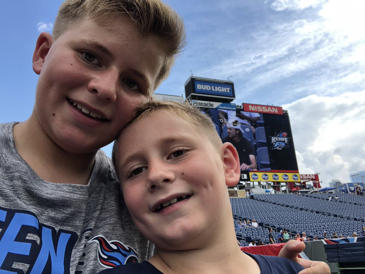Great way to get this football season started <a href="/Titans/">Tennessee Titans</a> #TitanUp