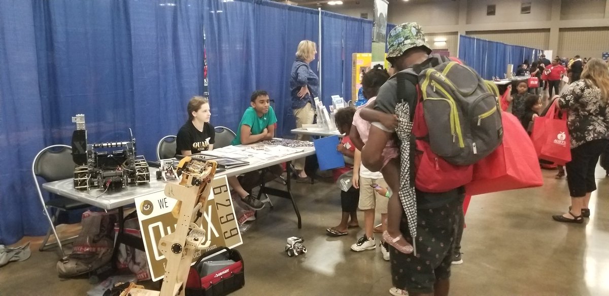 Had a great day promoting STEM at the #AISDBash. So glad to see so many young people interested in being a part of #FIRSTrobotics. <a href="/FIRSTweets/">FIRST</a> #TexasTeams #morethanrobots