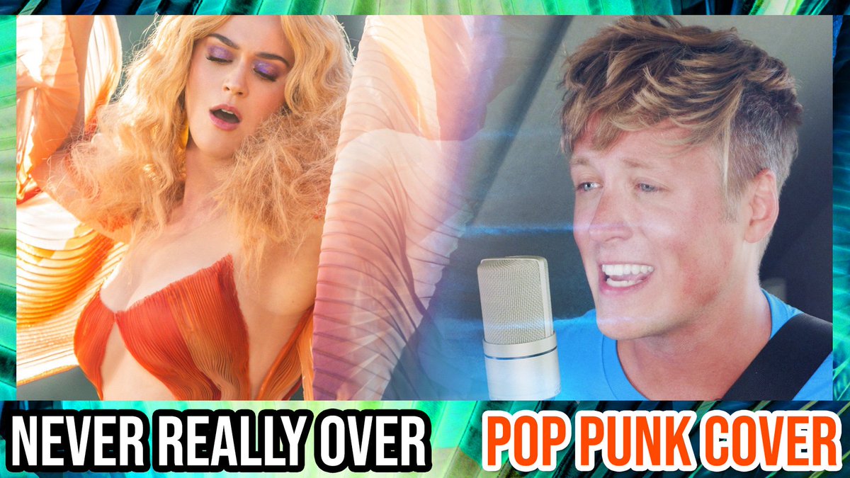 chaseholfelder's tweet image. I made a POP PUNK cover of @katyperry&apos;s new song &quot;Never Really Over.&quot; Check it out! youtu.be/CYclofOzGNA #NeverReallyOver #PopPunk