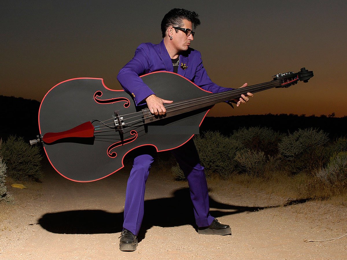 Stray Cats - Rock This Town  via Happy Birthday Lee Rocker, bass 