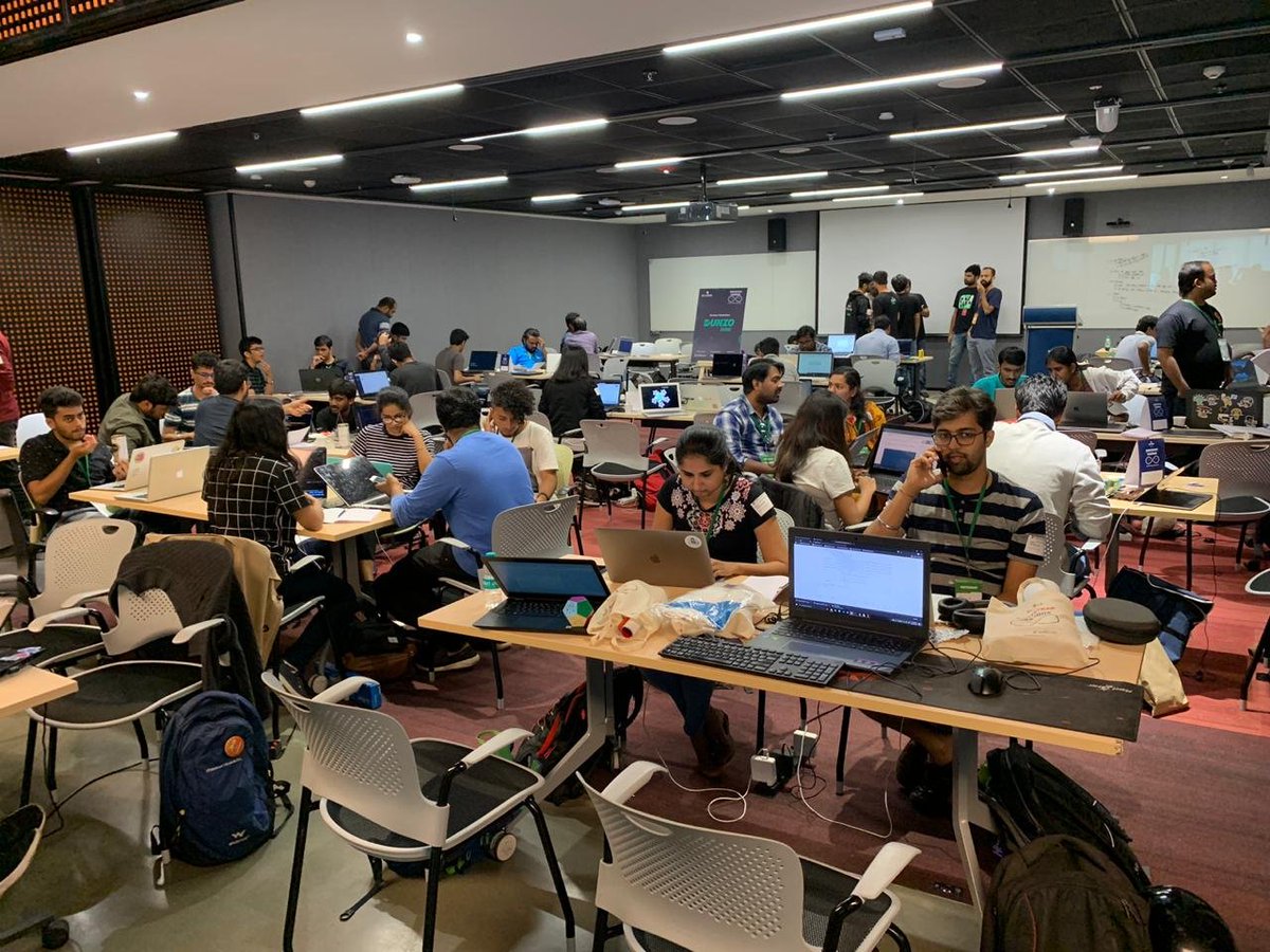 mairitwick's tweet photo. Have a look into Skillenza's Bootstrap Paradox Hackathon's #bootstraparadox,  I am pretty sure that you would like to know the reason behind the fore-mentioned Hackathon which is Trending on Twitter 😄.
#outcodeyourself https://t.co/yLdLZq4Ika