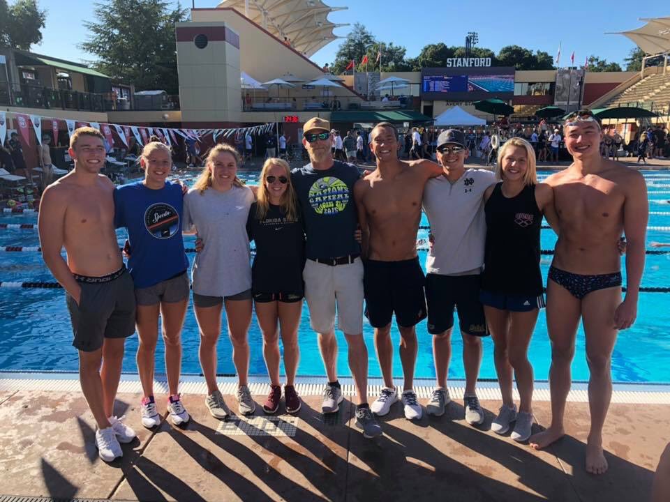 NCAPswim's tweet photo. NCAP WEST proudly representing at Nationals! #Phillips66Nats https://t.co/hrNGzrw6rS