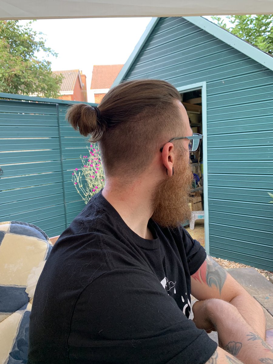 TwoVerySerious's tweet photo. DIY haircuts are all well and good until you accidentally give your boyfriend a butthole on the back of his head. https://t.co/BOZB0ecNpg