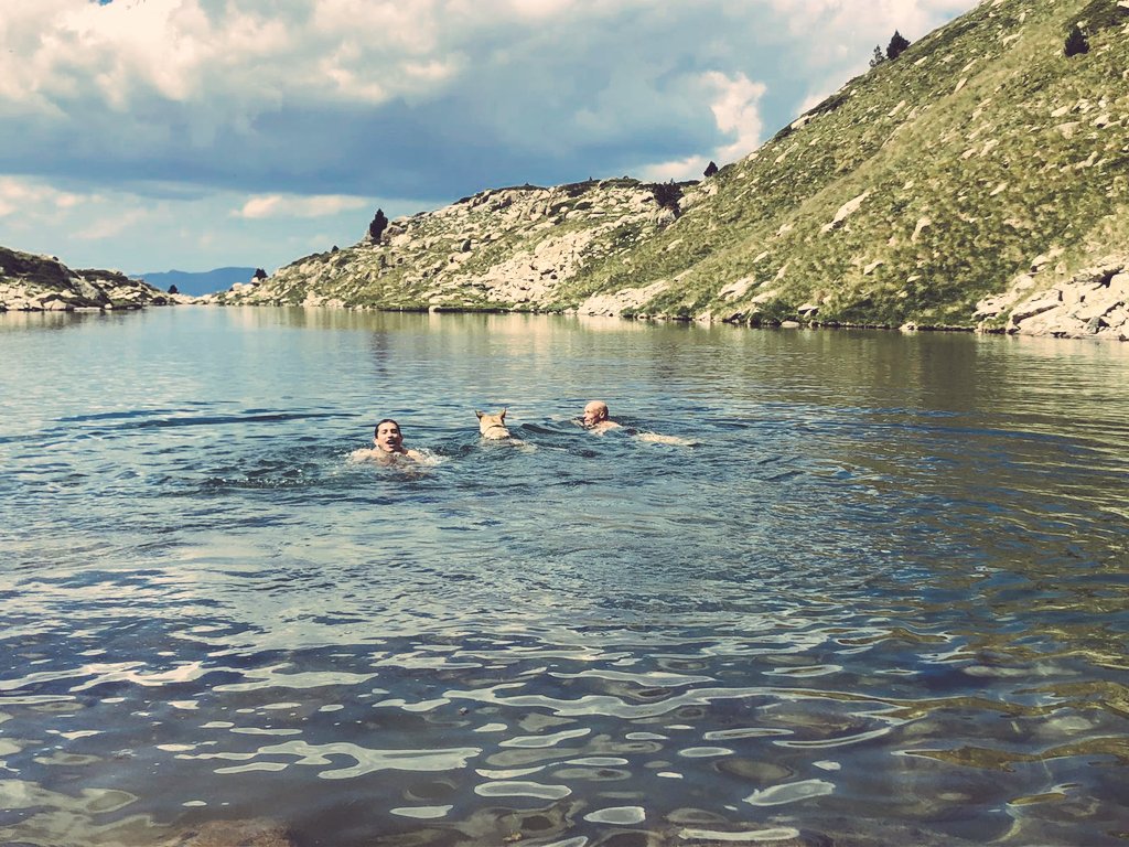 reneepera's tweet photo. Avui hem anat d'excursió i hem fet el cim de Montmalús (gairebé 2.800m!) i hem quedat enamorats del paisatge 😍 Tot i que, tot sigui dit, hem acabat baldats, ens ho hem passat molt bé! 😁 Alguns valents fins i tot s'han banyat a un estany d'aigua molt freda 😱 
#CULC19 https://t.co/dvQviyvwtV