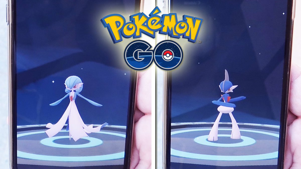 🎬Nuevo vídeo🎬 ¡Capturo RALTS SHINY y 2 100% IV! EVOLUCIÓN GARDEVOIR Shiny  y GALLADE SHINY en #PokemonGO! #PokemonGOCommunityDay de Ralts! RT a tope  se agradece! ❤ ▷ https://t.co/c02oQWDz2k, image size:1200x675