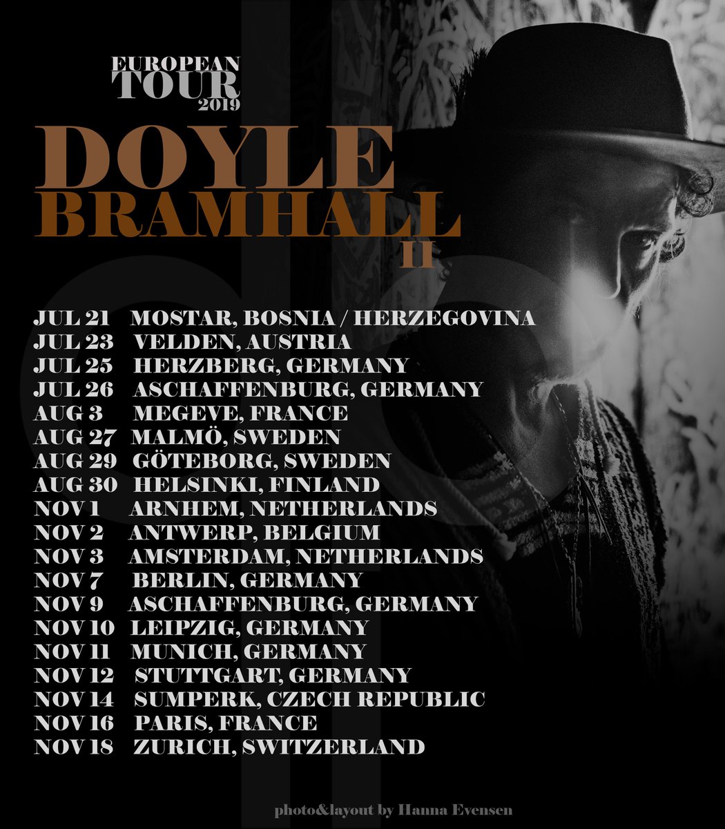 [DBII LIVE]. more tour dates added to the second leg of this tour..... details, tickets TBA soon! visit db2music.com