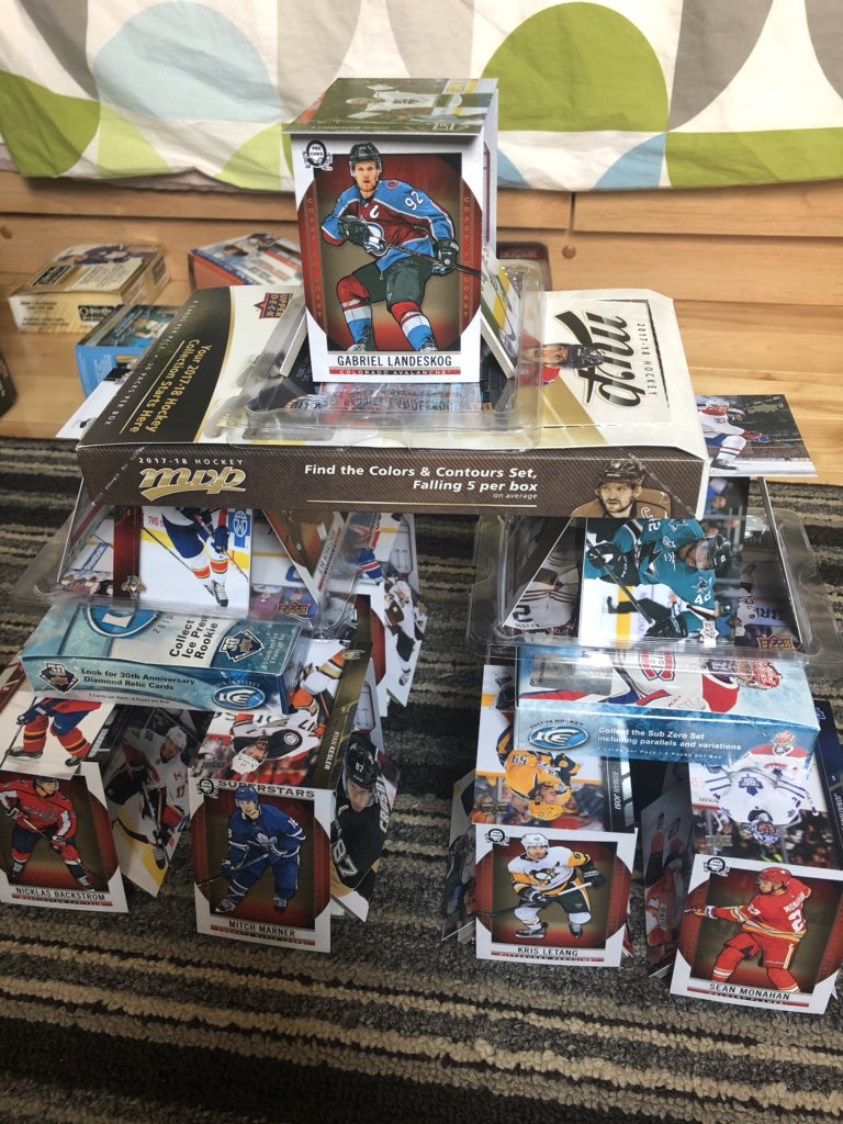 mleal44's tweet photo. Here is my little guys submission for the #cardstacker challenge. We tried to build it bigger but we were not successful @UpperDeckSports @UpperDeckHockey #udrak video below of our experience together #fatherson https://t.co/3eLdBDSg6J