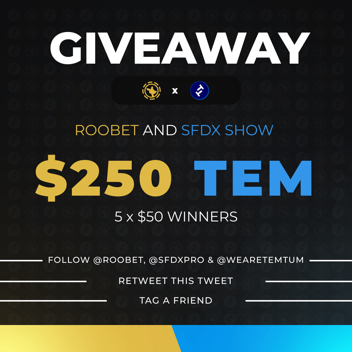 sfdxpro's tweet photo. Se viene un pequeño sorteo de criptomonedas (TEM)! por valor de 250$  
Requisitos: 
Seguirme , 
Seguir a @Roobet y a @wearetemtum 
Hacer RT y TAG a un amigo! 

Mas info: https://t.co/MrKV69Mjq5  y
https://t.co/cROGQFpRf6  (Mi vídeo)

Suerte si participáis! https://t.co/Tdavz67dWH