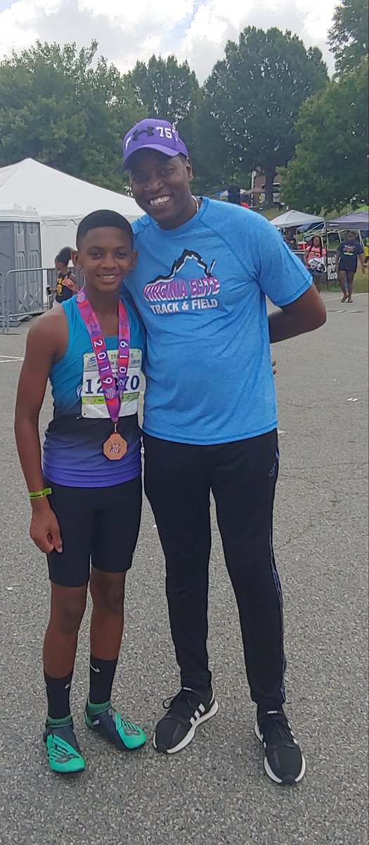 dynamic_duo312's tweet photo. Jamiel &amp; Coach Stan #VAelite #Track757 #JrOlympics https://t.co/OpCa8PDY2P
