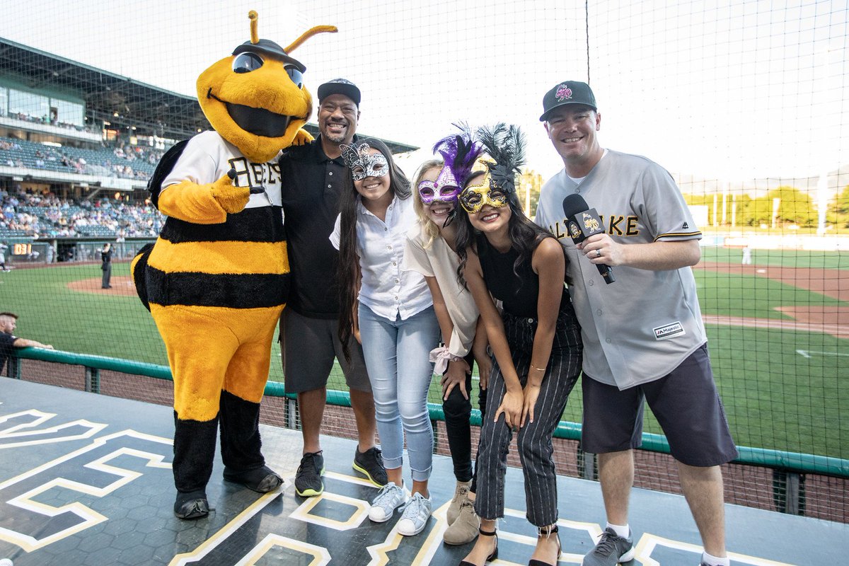 SaltLakeBees's tweet photo. Congratulations to Viviena Wolfgramm, Paige Norton, and Faith Nandkeshwar for winning the Masked Singer event at last night's game! Make sure to check out The Masked Singer on September 25th on @fox13! #TheMaskedSingerNight https://t.co/qgLxKfbKxp