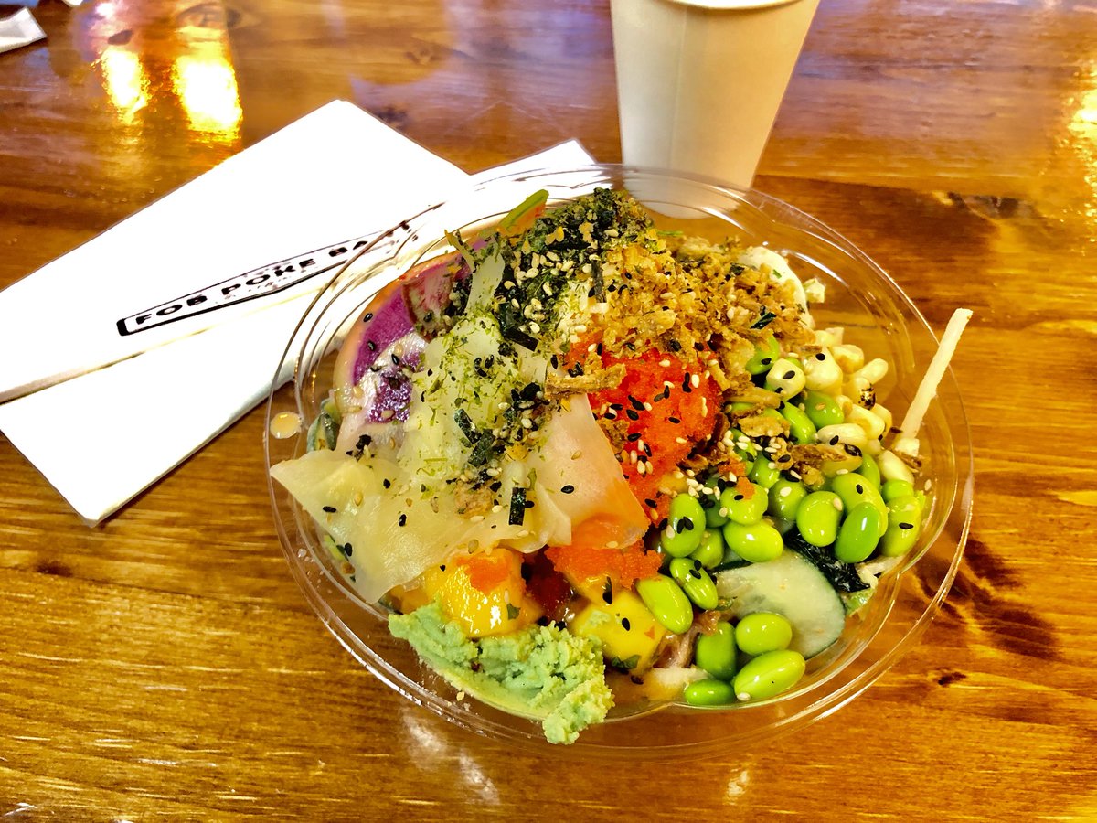 BeentoSeattle's tweet photo. We are currently on the hunt for the best Poke bowl! 😍😋

One of the contenders is ‘FOB Poke Bar’ on 225 Blanchard St. Have you been? Our visit was flavorful!           
 #Poke #seattle #beentoseattle #pokebowl #yummy #eatseattle #foodie https://t.co/cRJRtMVbaT