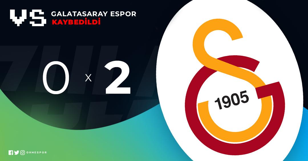ohmespor's tweet photo. #Zula Süper Lig'de bugün oynanan Galatasaray Espor maçının sonucu. Tebrikler @GSEsports 

 #ohm #zsl https://t.co/SGZtPBDxLx