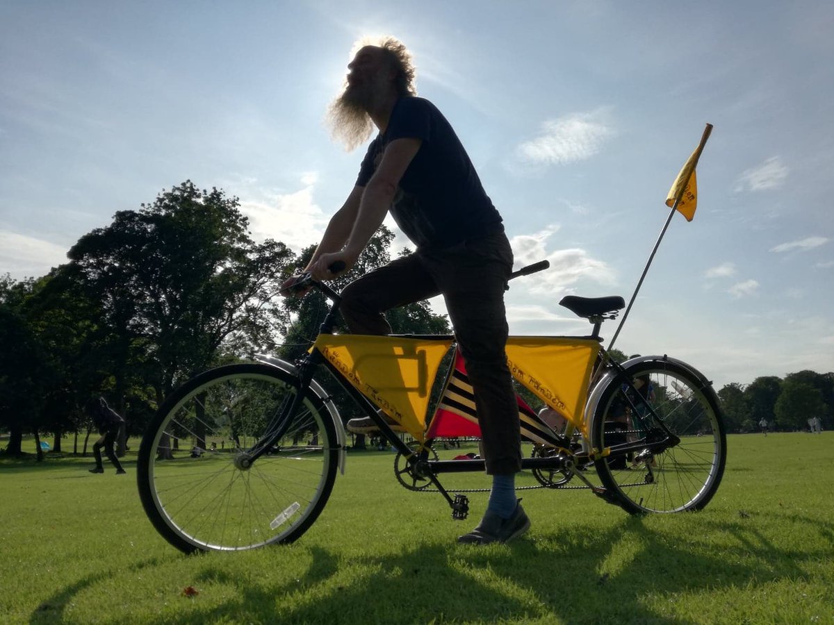 thejawline's tweet photo. Tonight in Edinburgh at #edfringe2019 keep your eyes peeled for the newly decorated random tandem #randomtandem https://t.co/gPdokwZtjj