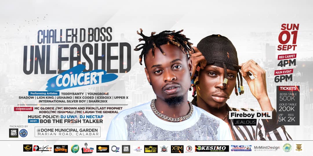 Mrmanagertw's tweet photo. Event update in Calabar...there's so my fun in Calabar people.
Do you have your tickets?
#Calabarblockparty
#ChallexDBossUnleashedConcert
#Thegrillfestival
#Recodedinconcert.
#Wireless👻
#GME
#Unically https://t.co/UpoBe4gw7i