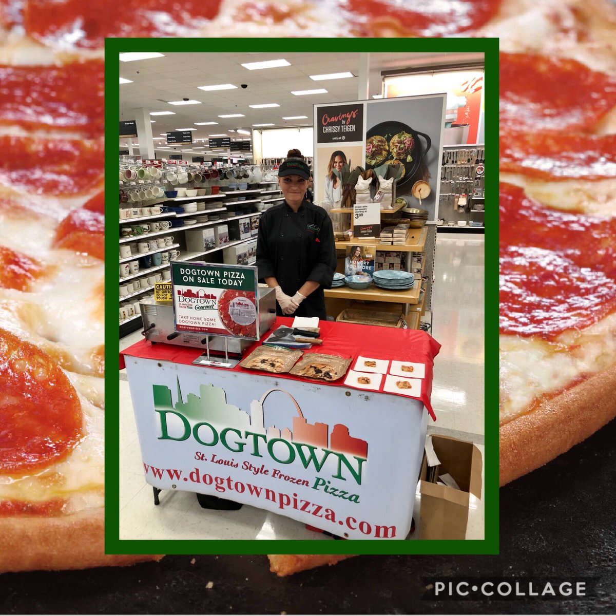 AKinthiseng's tweet photo. Making our guests hungry with Dogtown Pizza Sampling on a busy #BackToSchool and #TaxFreeWeekend! #T1314 #BluffinAintEasy #ButItSureIsFun #WinningWeekends #Sales #VendorPartnerships @Kenzieflynn91 @BreeFromTarget @Tim_Heit @leachmanjohn https://t.co/fVVYFL5IL1