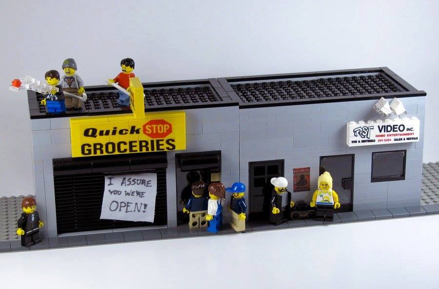The_SecretStash's tweet photo. I assure you we're open! @LEGO_Group #Clerks 

(photo credit: https://t.co/7u4BSF9tI3) https://t.co/PgdFsyNe5G