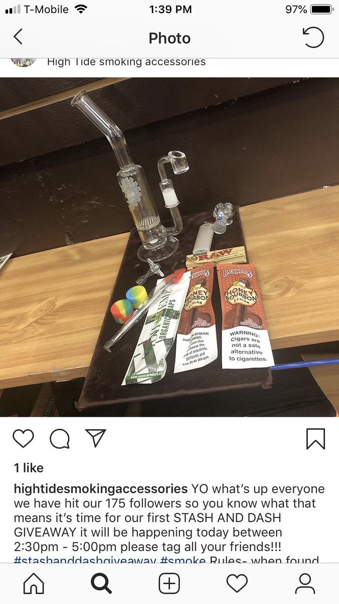 Slide to high tide Tampa find some free stuff. IG: @hightodesmokingaccessories