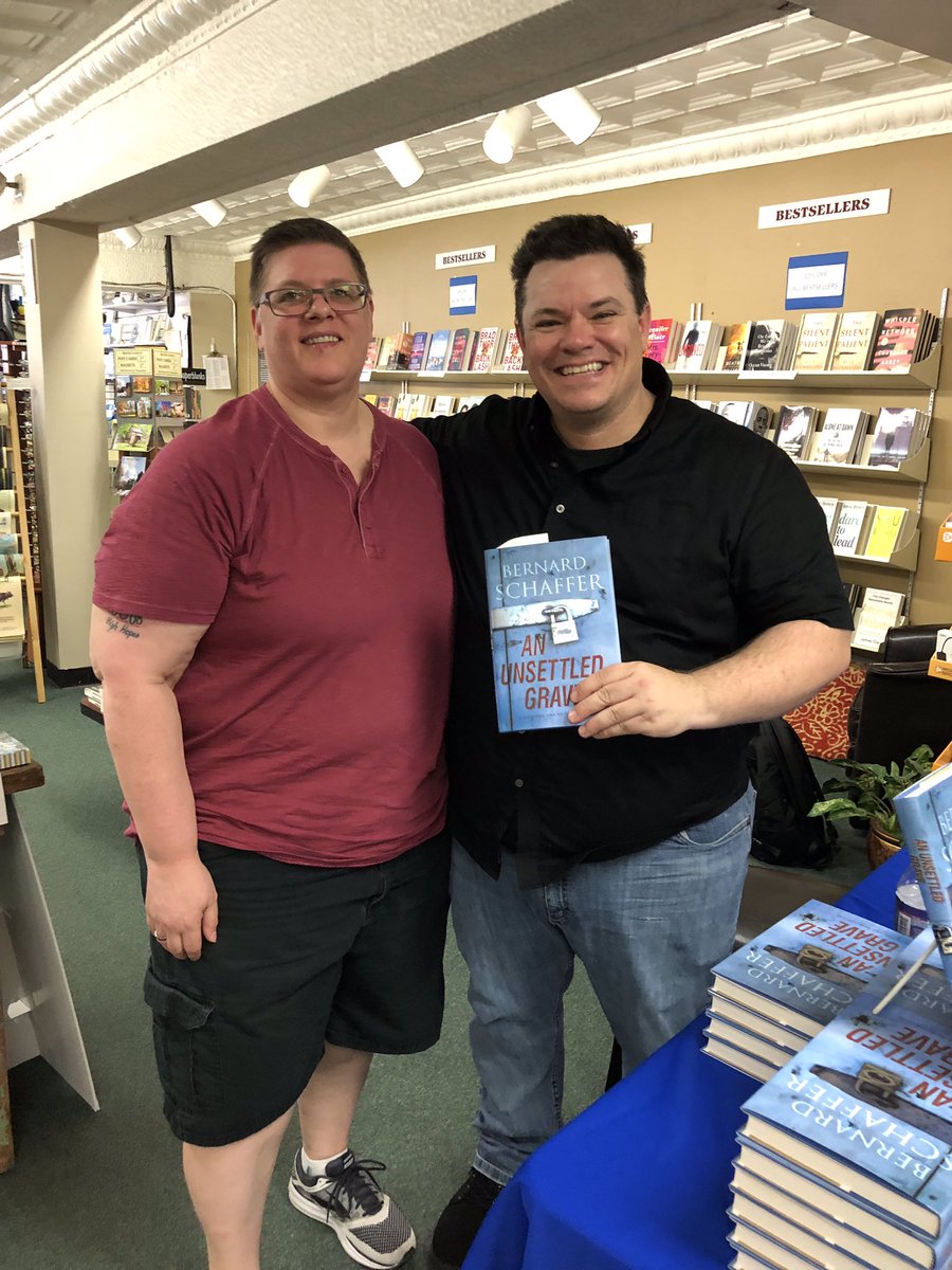 wnbabooksPhilly's tweet photo. Our member @bernardschaffer has launched his new book, AN UNSETTLED GRAVE! If you like murder mysteries, be sure to check it out. Thanks to Doylestown Bookshop for hosting.
#wnbaphillychapter #independentbookstore #shoplocal #localauthor #buckscounty #localwriter https://t.co/rcVHYiwe3b