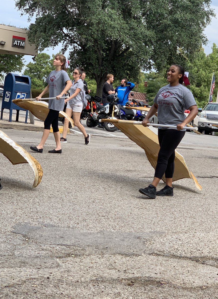 Bastrop Homecoming Parade 🐻 Honeybears and ColorGuard