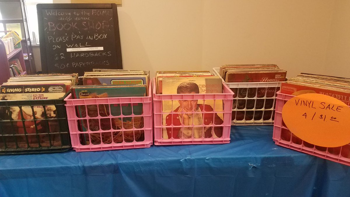 fomlga's tweet image. #vintage #vinyl now available in the #miltonlibrary lobby at 4 for $1