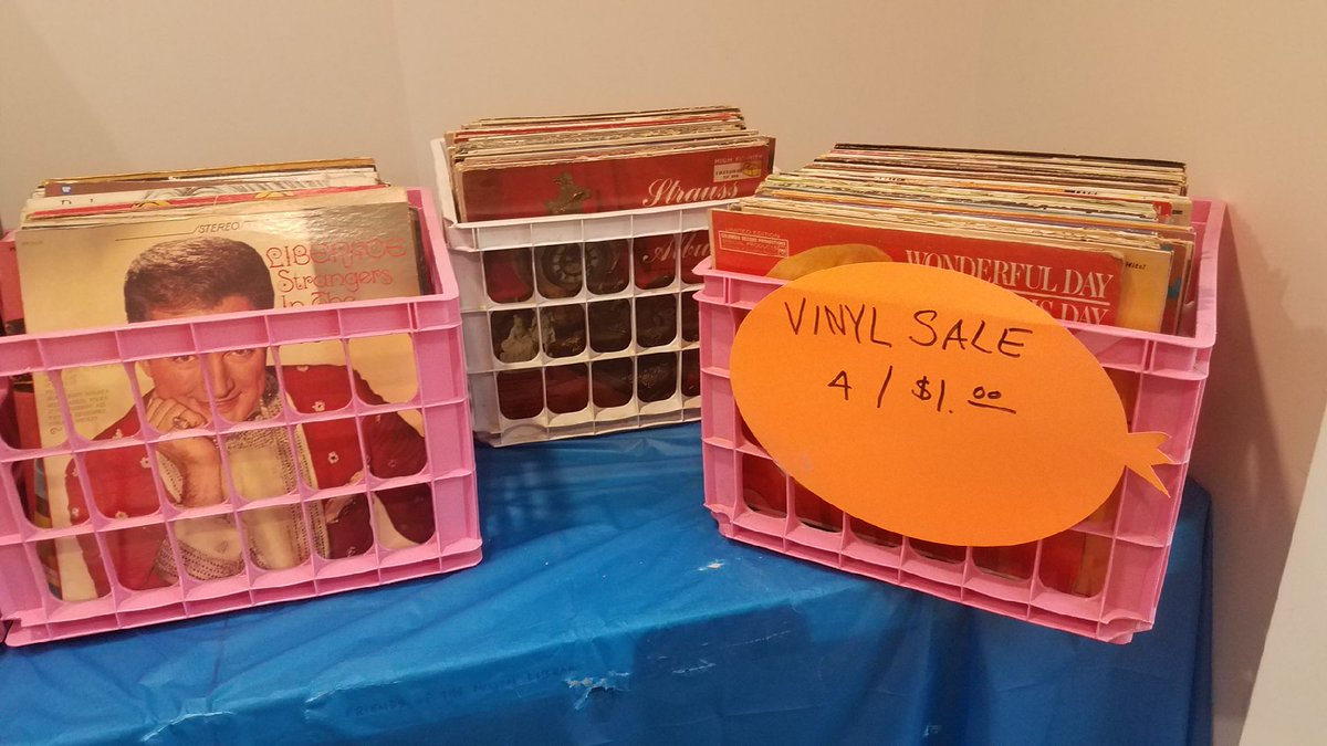 fomlga's tweet image. #vintage #vinyl now available in the #miltonlibrary lobby at 4 for $1