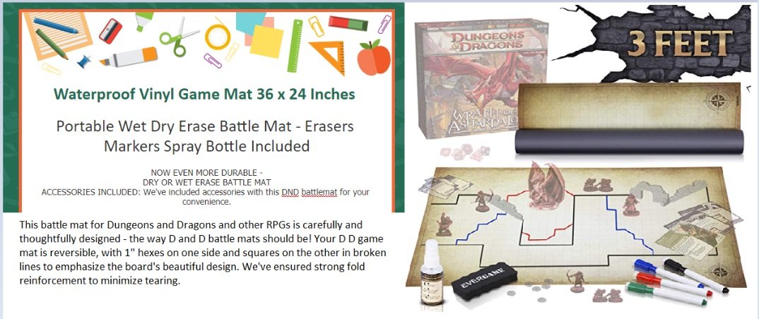 amzreviewclub's tweet photo. Dungeon and Dragon's fan?
You need this Mat for the game! And it's for 100% rebate program!
DM me if interested in..
* DnD Battle Mat.
#amazonreview #amazonreviewer #amazonreviewers #amazonreviews #amazonreviewtrader #freeproductforreview #freeproductforreview https://t.co/gLZGLeFAFb