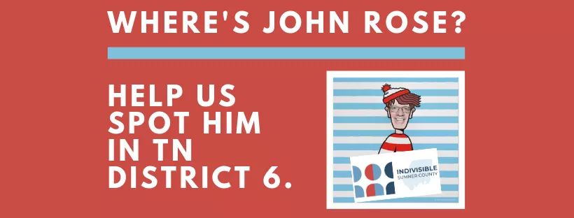 Indivisible_TN6's tweet photo. Why won't Rep. John Rose hold any public Town Hall meetings?
@RepJohnRose @Indivisible_TN6 @indivisumner @IndivisibleTenn @TNIndivisible @TheTNHoller @AftynBehn @IndivisibleTeam https://t.co/Eff7DxdzAq