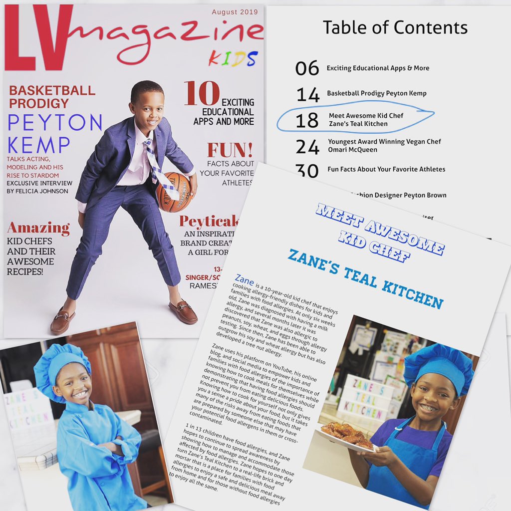 Check out the August issue  of <a href="/lvmagazinekids/">LV Magazine Kids</a> where I share my delicious allergy friendly Honey BBQ hotwing recipe and talk about my goals and future plans as a kid allergy friendly chef! #kidswithfoodallergies #FoodAllergies #foodallergyawareness