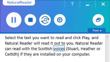 Minnetonka_MAN's tweet image. I needed someone else to read it to me, to hear it with a different voice. 

Enter #NaturalReader – this app will read your writing to you in several different voices.  It’s a great tool to hear exactly what your writing sounds like to a reader.