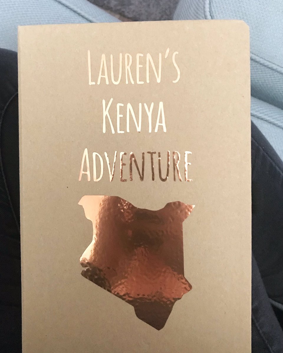It’s a tradition that anywhere I go I buy a notebook,this time my sister has brought me one ready for Kenya! 
I can’t believe it is only a week to go! <a href="/tripsinafrica/">African Adventures</a> <a href="/WiseHooot/">Wise Marketing</a> @SpfldUK @andygassouthern <a href="/designsalike/">Designs Alike</a> <a href="/GSadlerPhysio/">GarySadlerPhysio</a>  #kenya #AAKenya2019 #imsoexcited #oneweektogo
