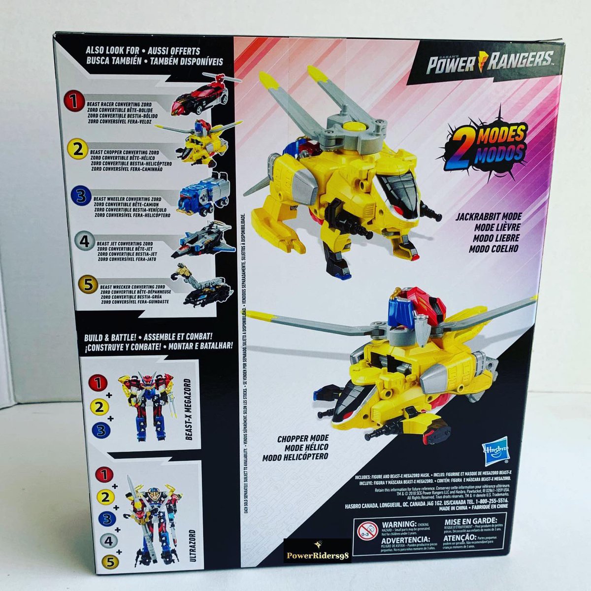 Powerriders98's tweet photo. Power Rangers Beast Morphers: Beast Chopper Zord #powerrangers #beastmorpher #beastmorphers #chopperzord #beastchopperzord #hasbro @Hasbro https://t.co/3GlTUXDeEH