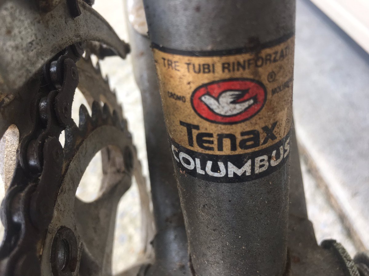 joshnpritchett's tweet photo. Got a new project today. #columbustubes #steelframe #vintageschwinn https://t.co/MLJXFlNhrX