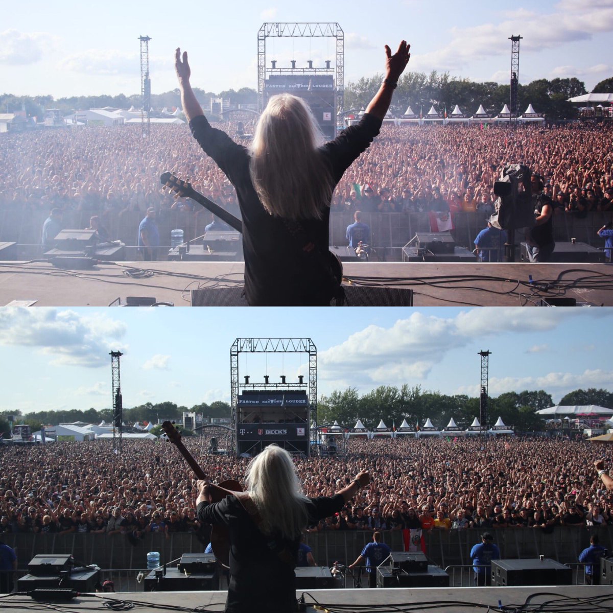 Mick_Box's tweet photo. The Wacken Festival in Germany was fantastic! What an amazing audience! Thanks to Rich Bennett for the pics! 
#carparelliguitars
#graphtech
#englamplifiers
#rotosoundstrings
#furchacousticguitars
#haupstadtrocker
#rightonguitarstraps
#well02
#uriahheep
#classicrock
#metal https://t.co/oeouukwTTN