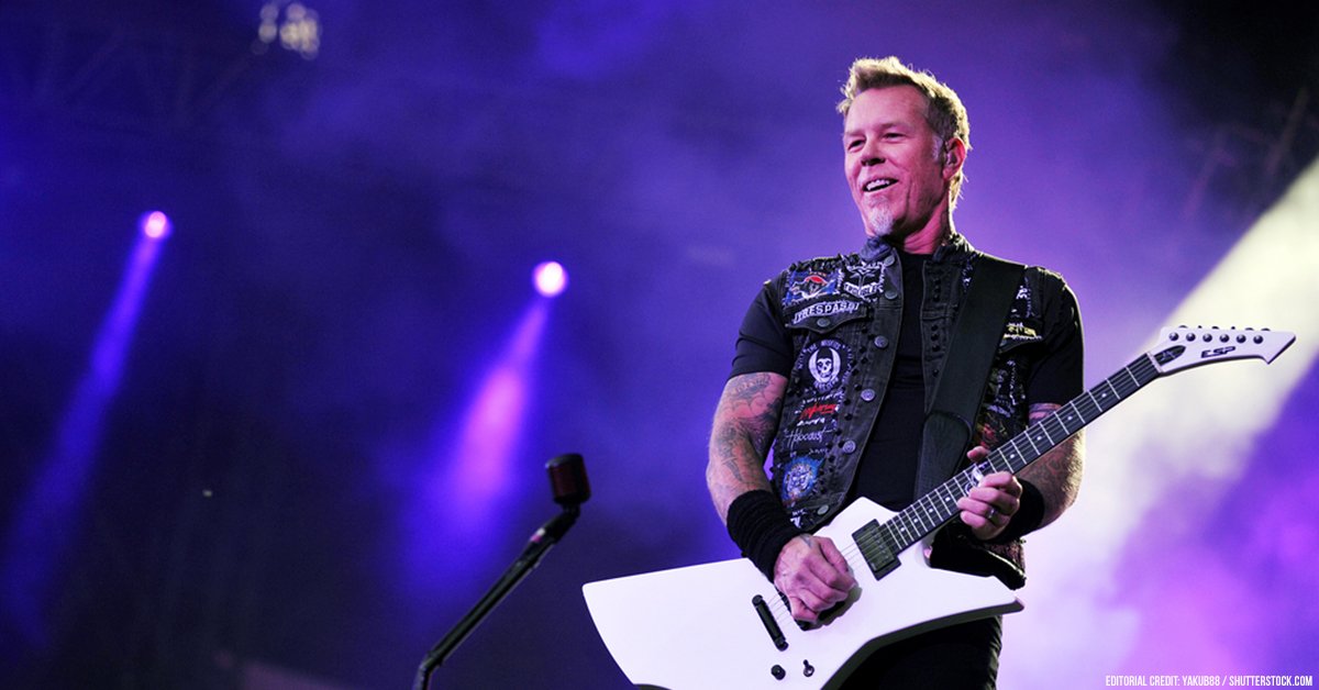 Happy birthday to James Hetfield! Nothing Else Matters today except for you. 